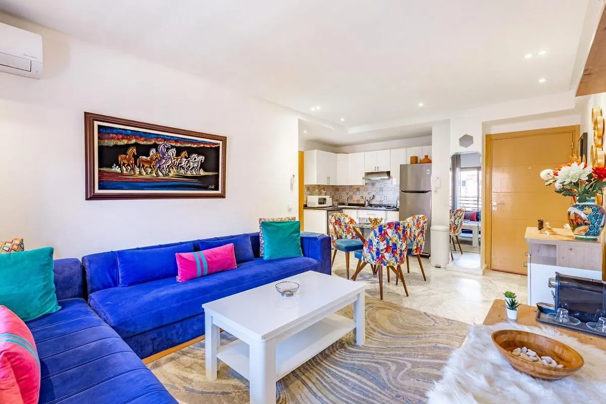 Akhouse 33 Fully Equipped - Gueliz Top Center Marrakesh Appartement